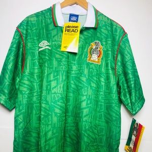 Mexico soccer jersey 1994 World Cup vintage